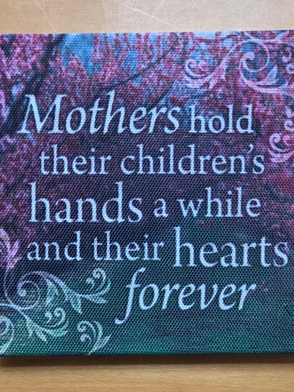 'Mothers Hold Their Children's Hands...' Magnet